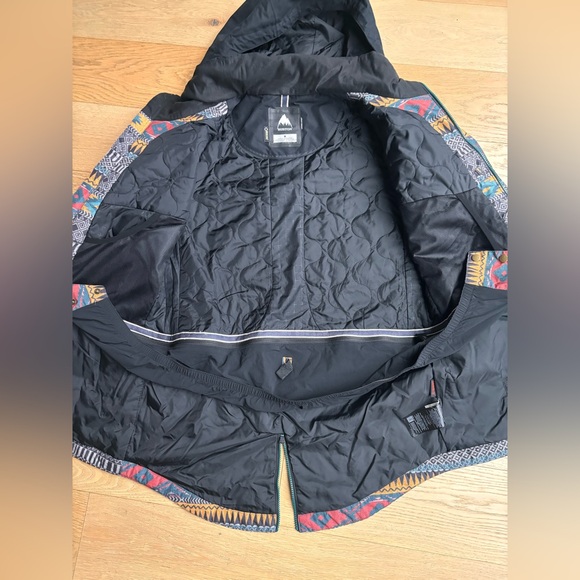 Burton Black and Multicolor Ski Jacket - Picture 6 of 12